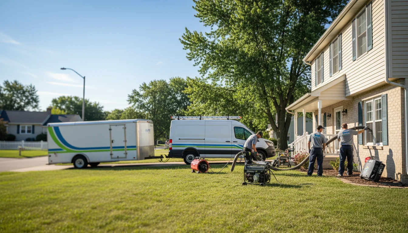 Flooded Basement Restoration And Cleanup With Repair in Chapin, IA near me